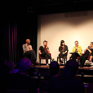 Filmgespräch mit Alexander Kiening, Daniel Lwowski, Joe von Hünerbein, Johanna Kraus, Denise Langenhan & Cosima Stracke-Nawka ® Patrick Weißig