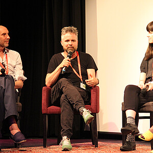 Filmgespräch mit Alexander Kiening, Daniel Lwowski, Joe von Hünerbein, Johanna Kraus, Denise Langenhan & Cosima Stracke-Nawka ® Patrick Weißig