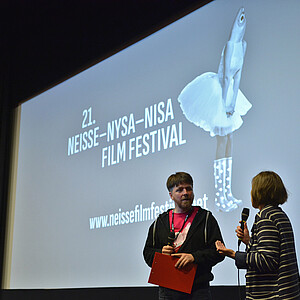 Film talk with Grit Lemke about "Bei uns heißt sie Hanka" ® Samuel Wagner