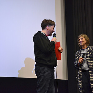 Film talk with Grit Lemke about "Bei uns heißt sie Hanka" ® Samuel Wagner