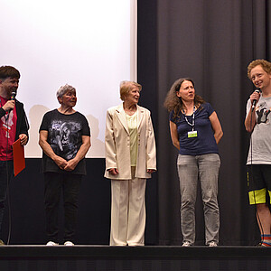 Film talk with Petra Zahradníčková & Patrick Weißig about "Hier bin ich zuhause - Tady jsem doma" ® Samuel Wagner